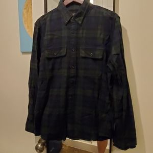 Mens Abercrombie & Fitch Flannel Long Sleeve Woven